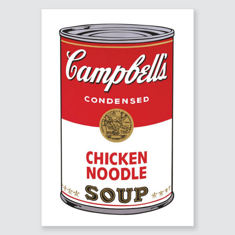 Andy Warhol - Soup Can Series 1 - Chicken Noodle Soup