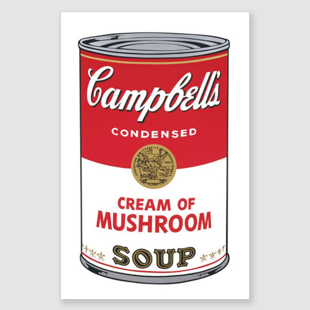 Andy Warhol - Soup Can Series 1 - Cream of Mushroom Soup