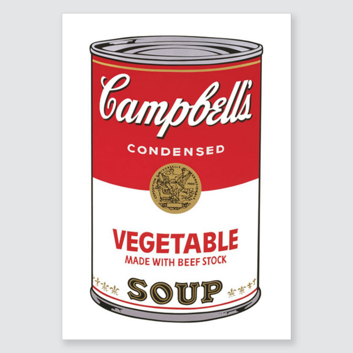 Andy Warhol - Soup Can Series 1 - Vegetable Soup