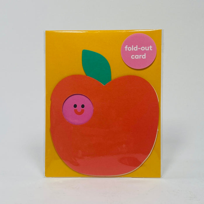 Apple Fold Out Card - Wrap Card