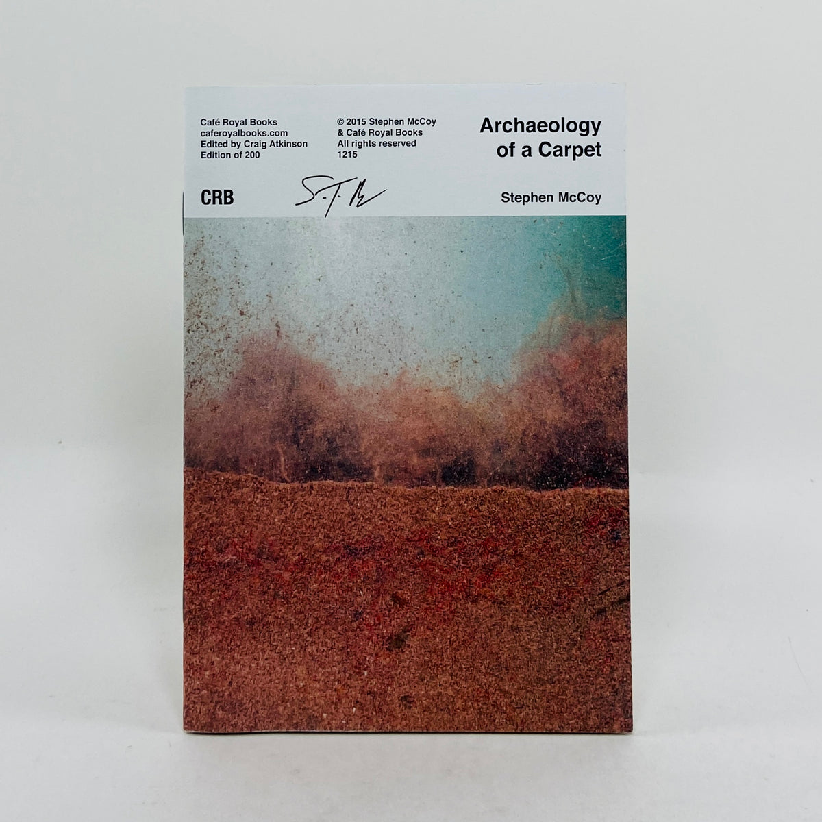 Archaeology of a Carpet - Stephen McCoy (Signed Copy)