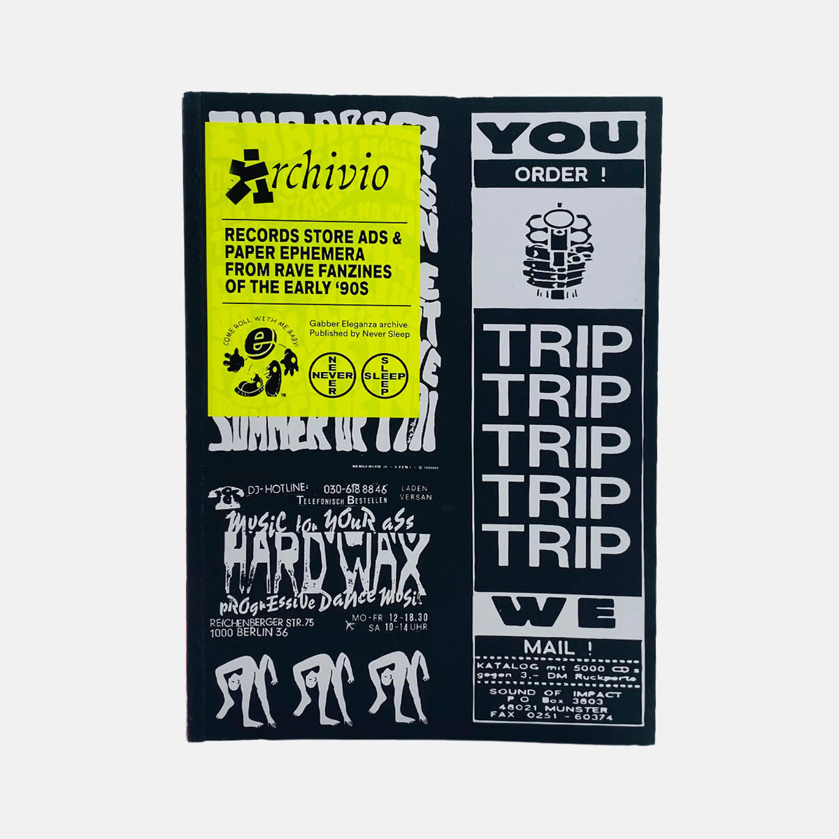 Archivio #1 - Records Store Ads and Paper Ephemera from Rave Fanzines of the Early 90s