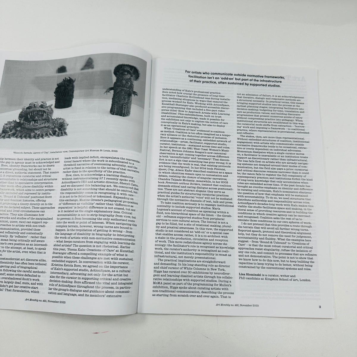 Art Monthly #491 - November 2025