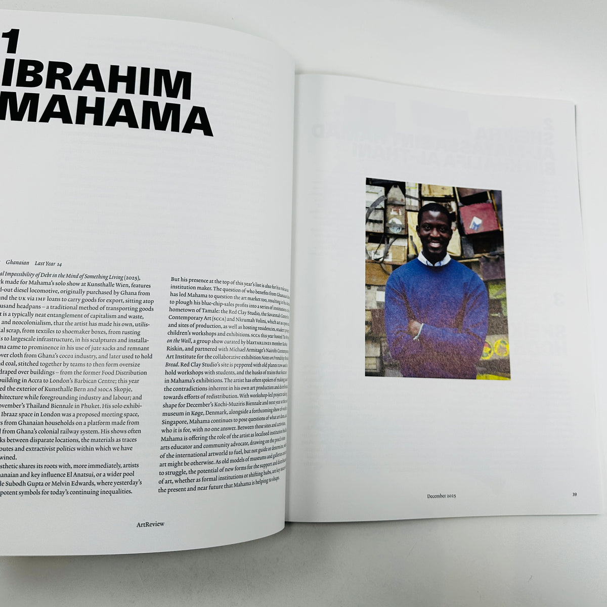 ArtReview #179 - Power 100 - December 2025