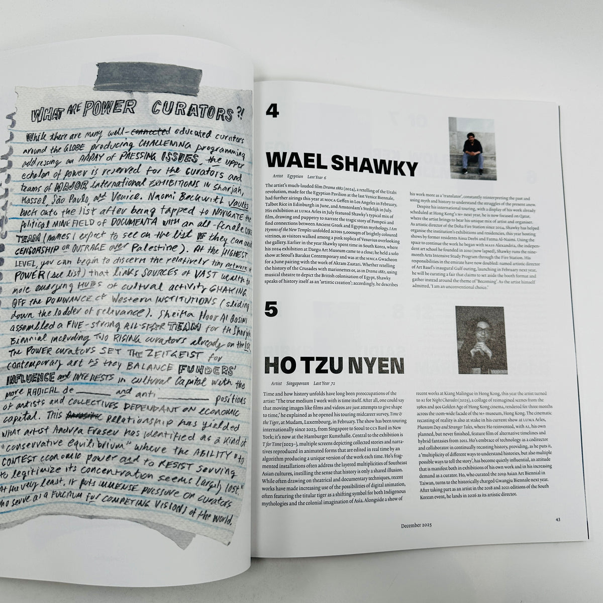 ArtReview #179 - Power 100 - December 2025