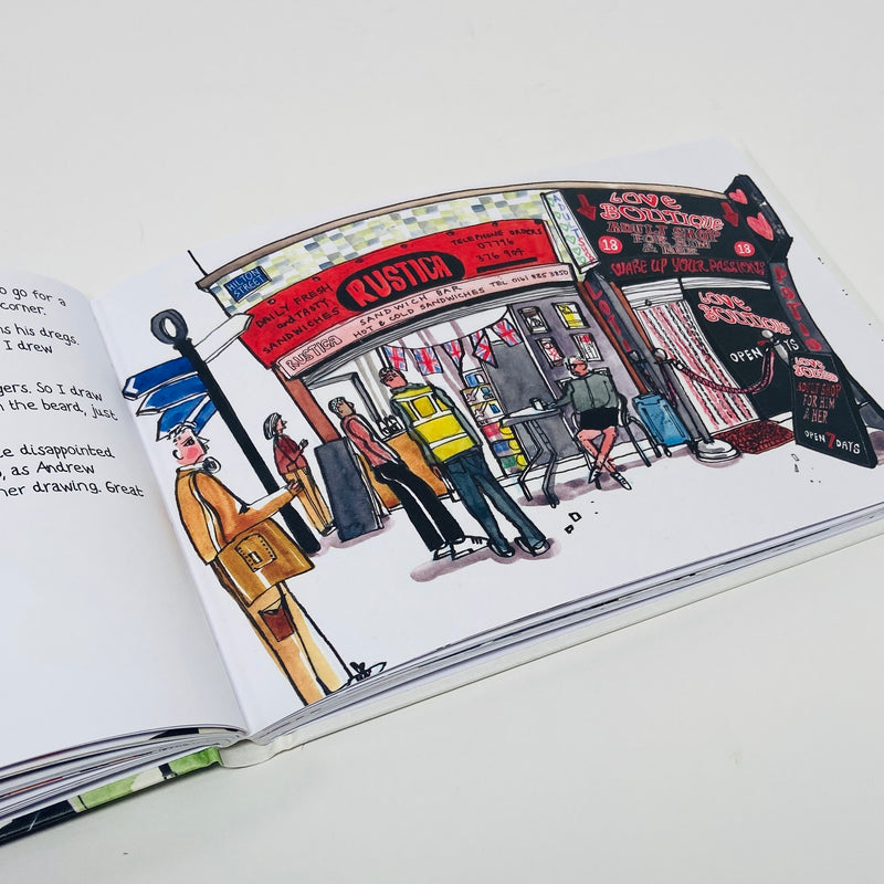 Bars and Barbers - Sketches from the Northern Quarter - Len Grant