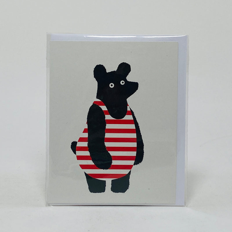 Bathing Bear - Lisa Jones Card