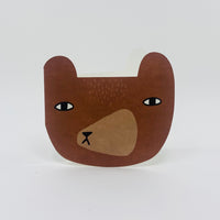 Bear Cut-Out Card - Donna Wilson