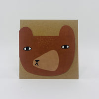 Bear Cut-Out Card - Donna Wilson