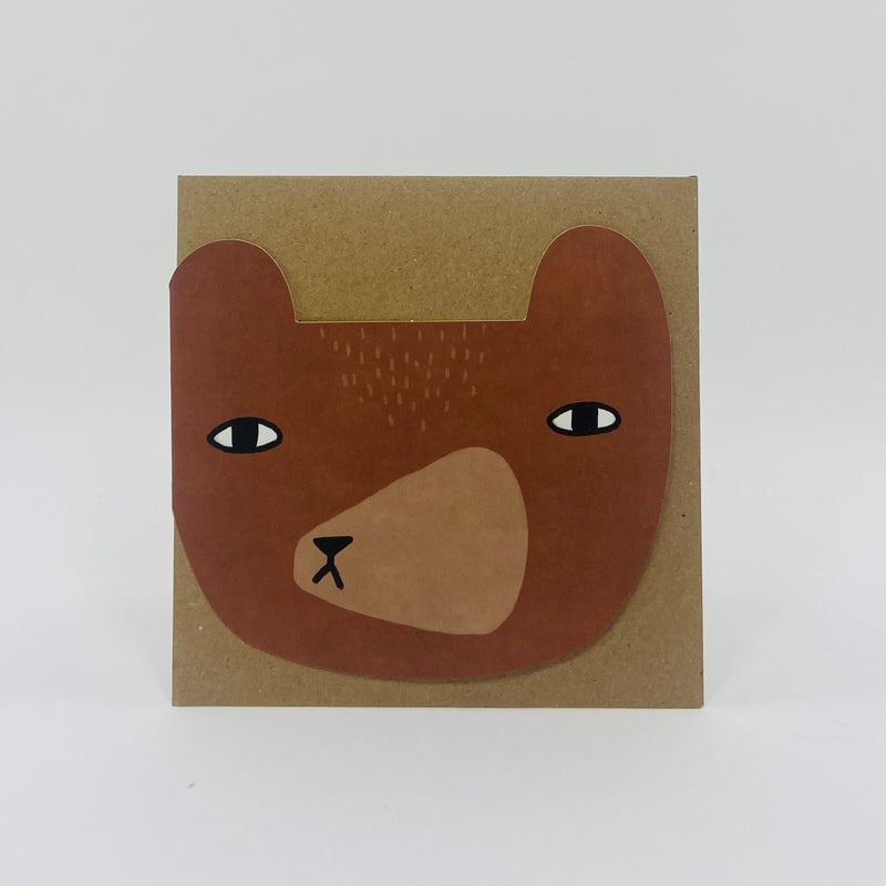 Bear Cut-Out Card - Donna Wilson