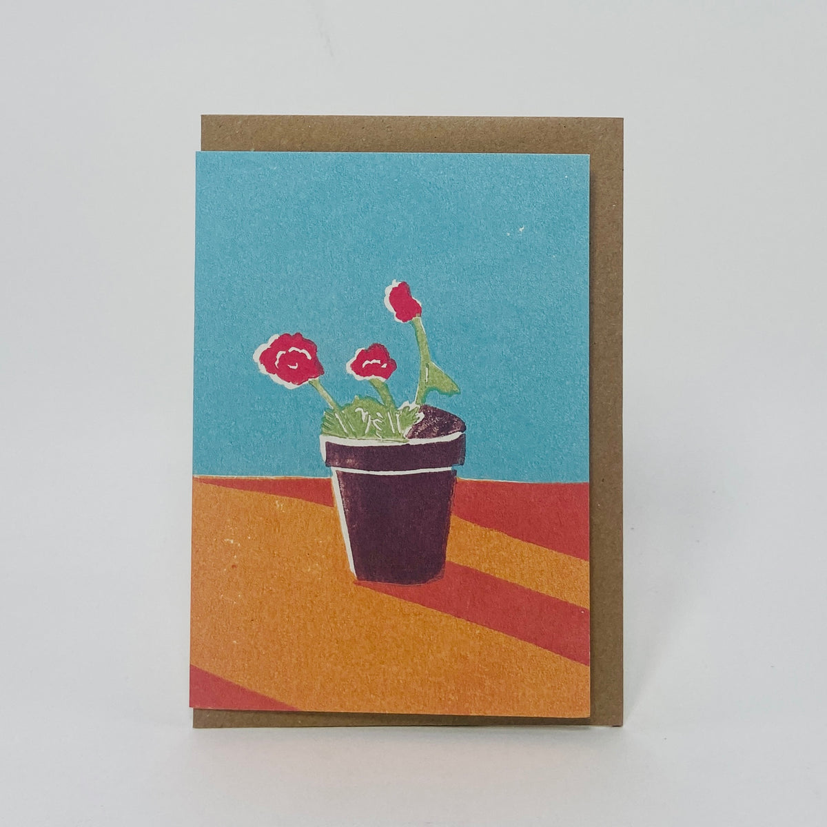 Begonias in the Sun - Luiza Holub Card
