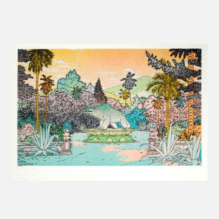 Bens Iguanodon A3 Print - Liam Cobb x PageMasters