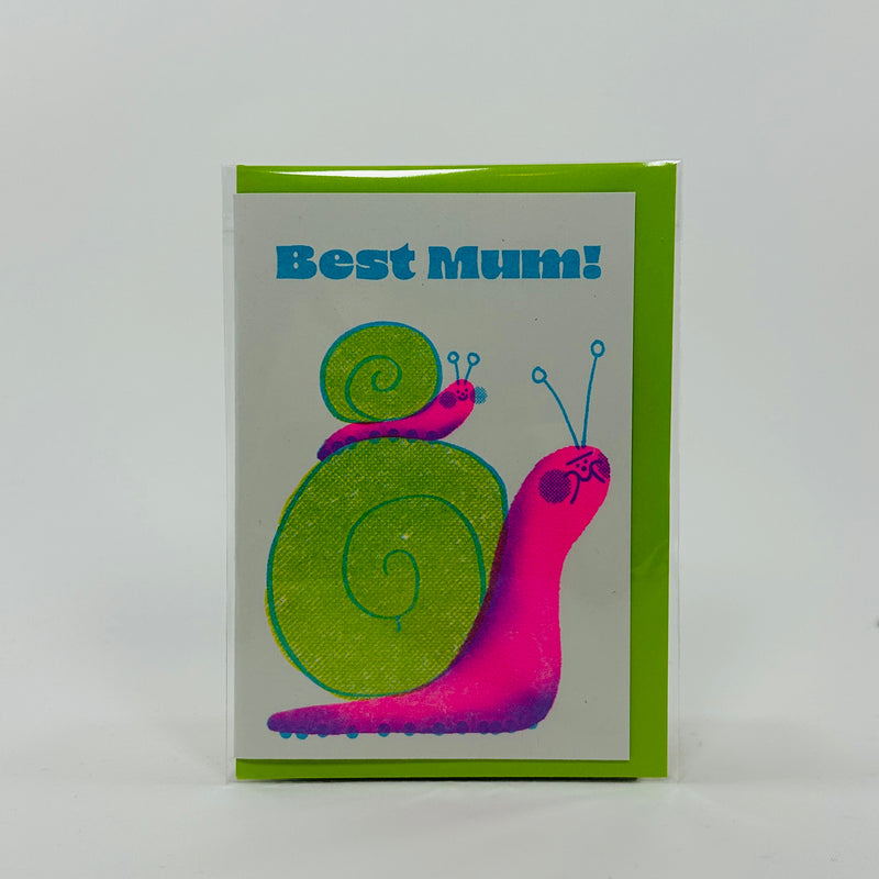 Best Mum Snails - Rebecca Buchanan Card