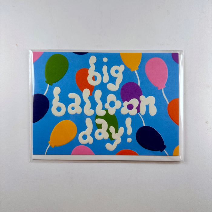 Big Balloon Day! - Wrap Card