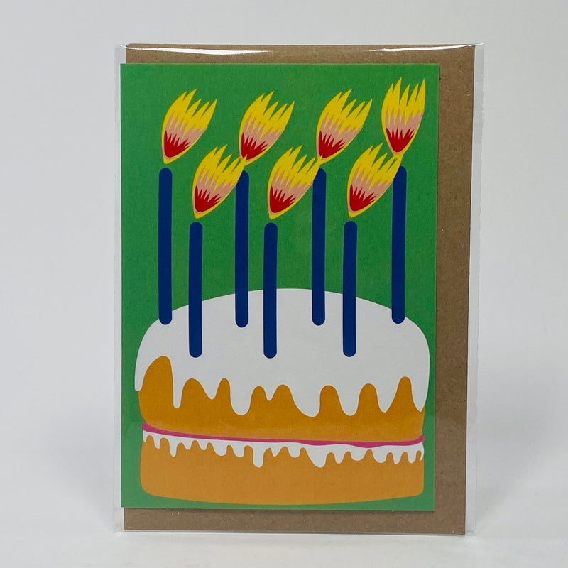 Birthday Cake - Lottie Hall Studio Card