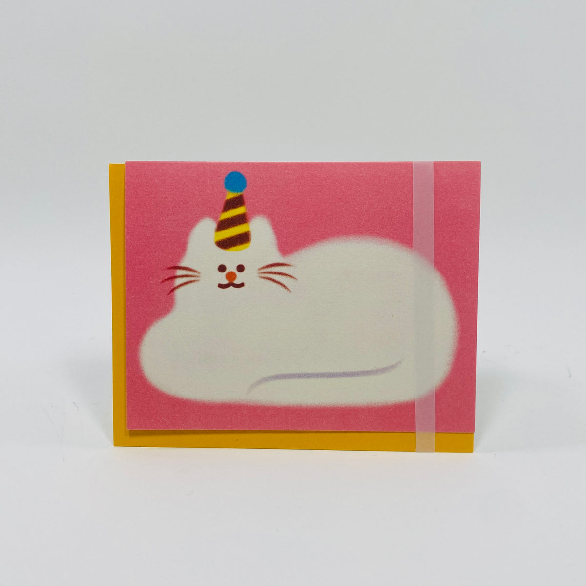 Birthday Cat - Wrap Card