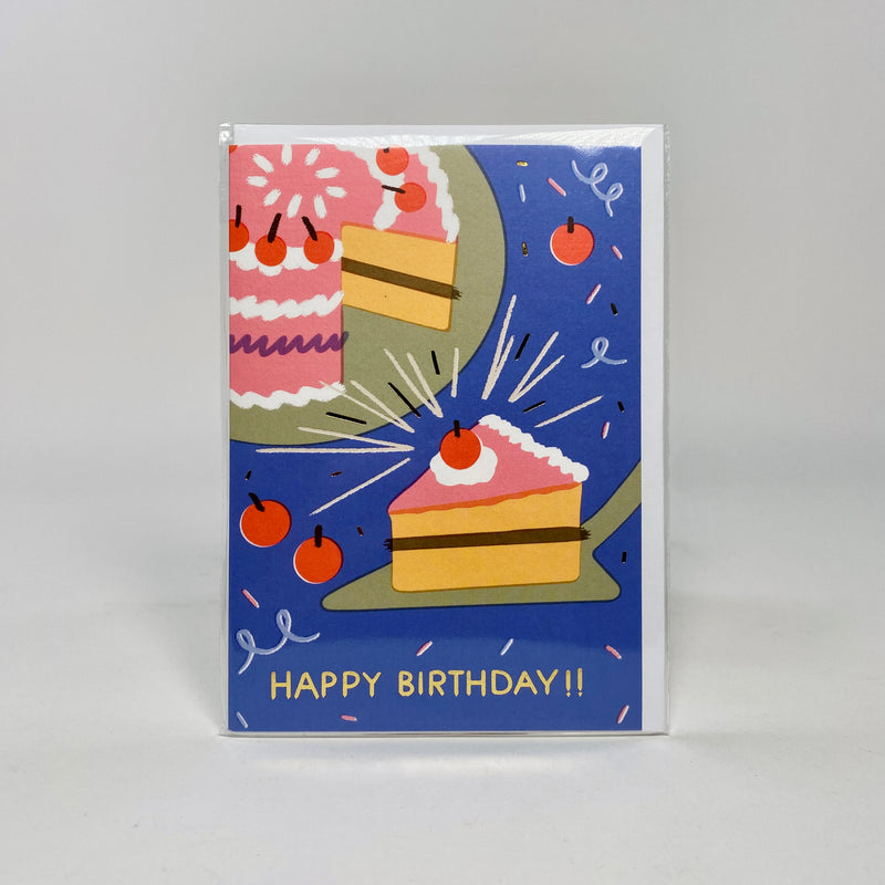 Birthday Slice - Wrap Card