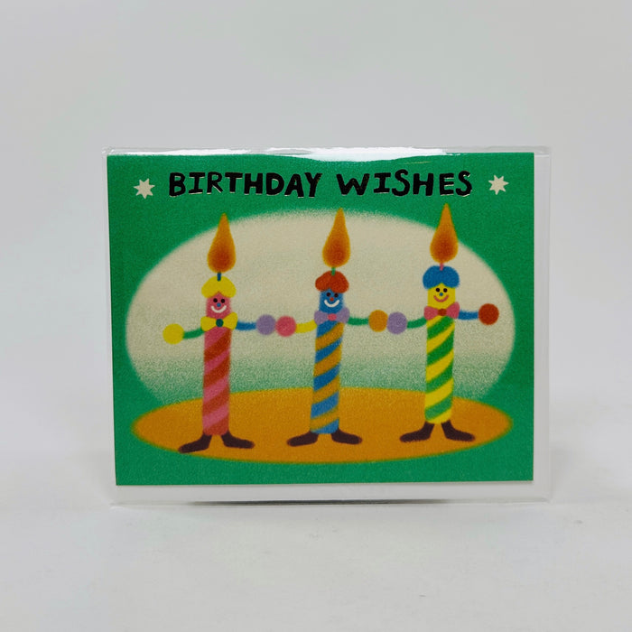 Birthday Wishes Candles - Wrap Card