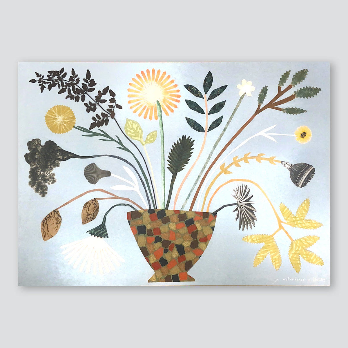 Blue Bouquet A3 Print - Hadley