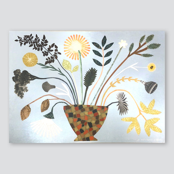 Blue Bouquet A3 Print - Hadley