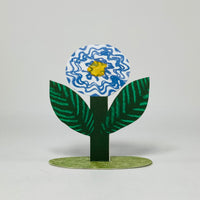 Blue Flower Stand-Up Card - Hadley Card