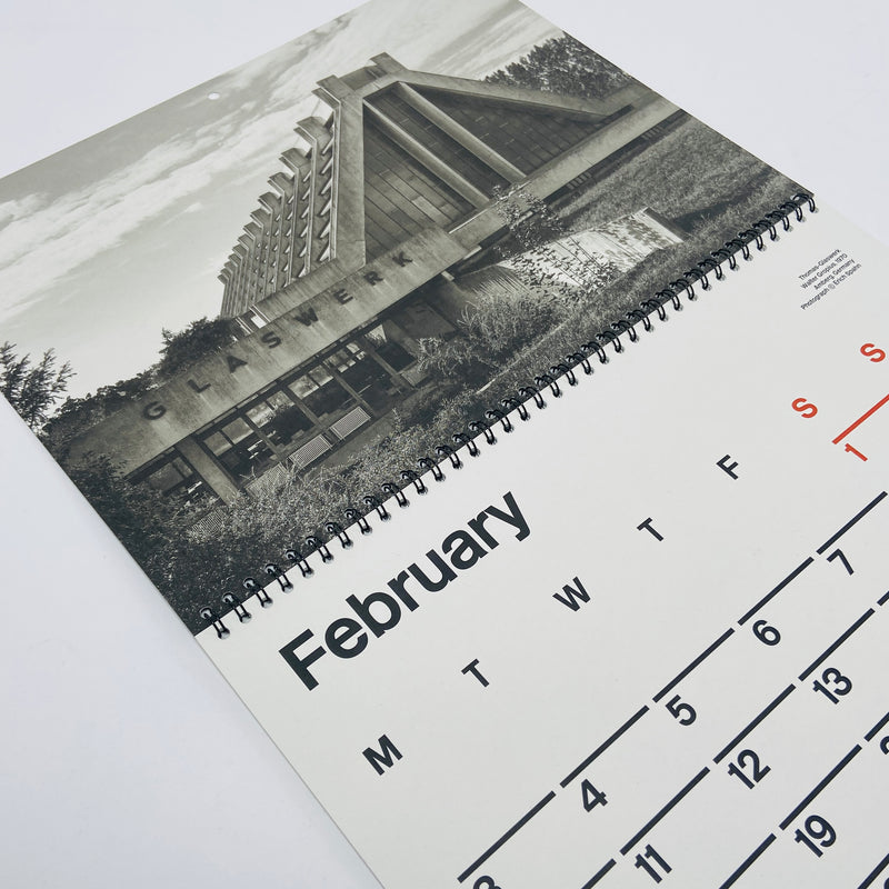 Brutalist Calendar 2025