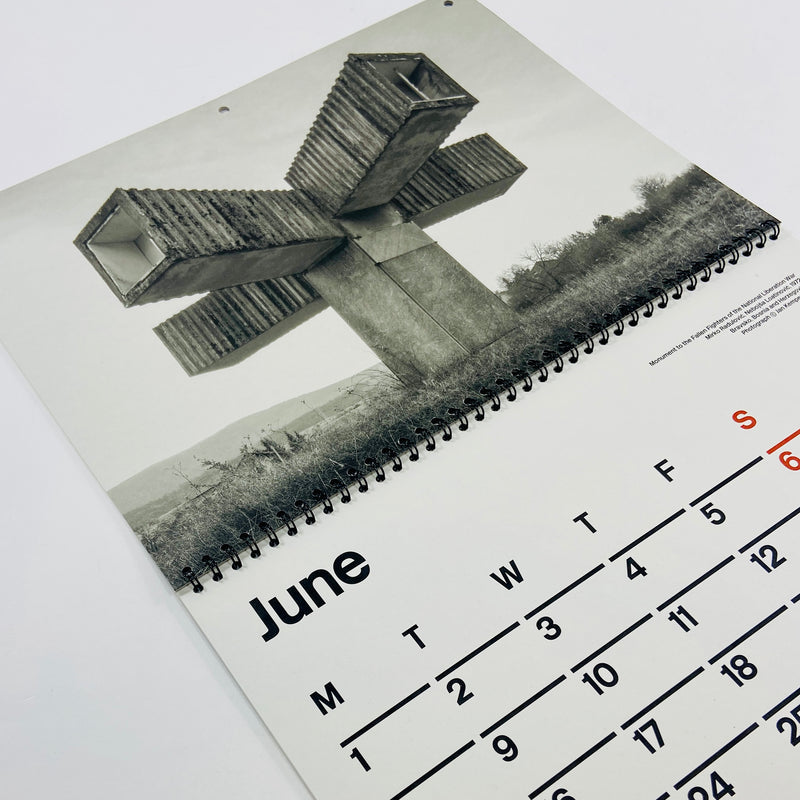 Brutalist Calendar 2026