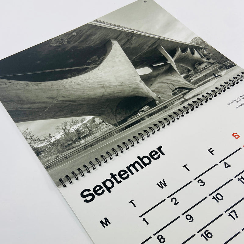 Brutalist Calendar 2026