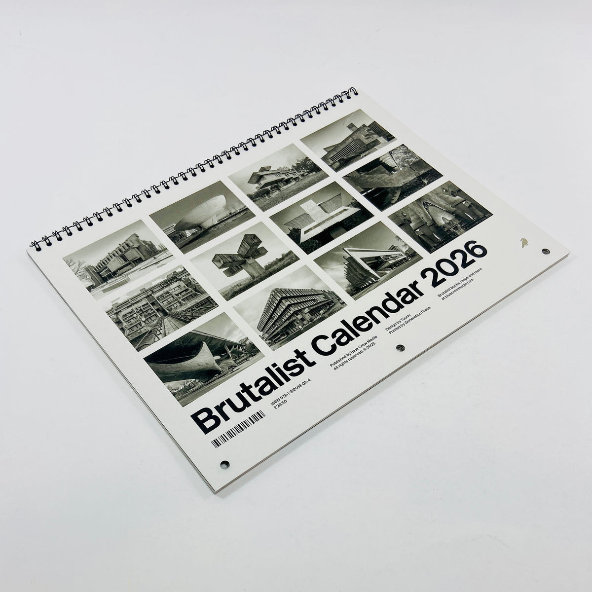 Brutalist Calendar 2026