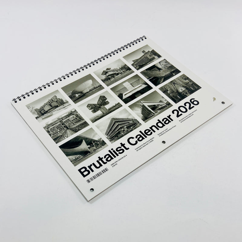 Brutalist Calendar 2026