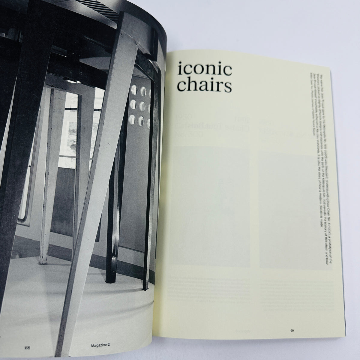 C Magazine #1 - Standard Chair