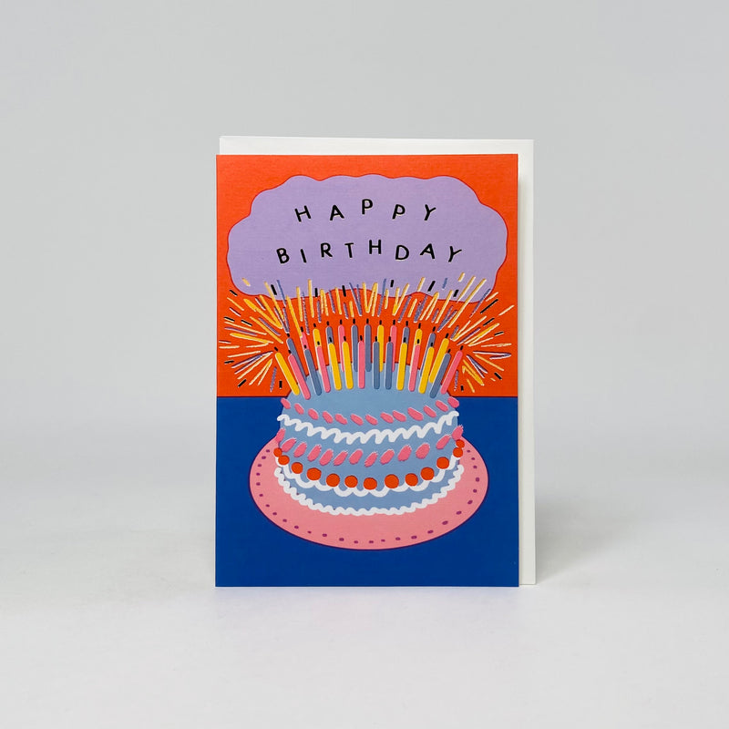 Cake and Candles - Wrap Card