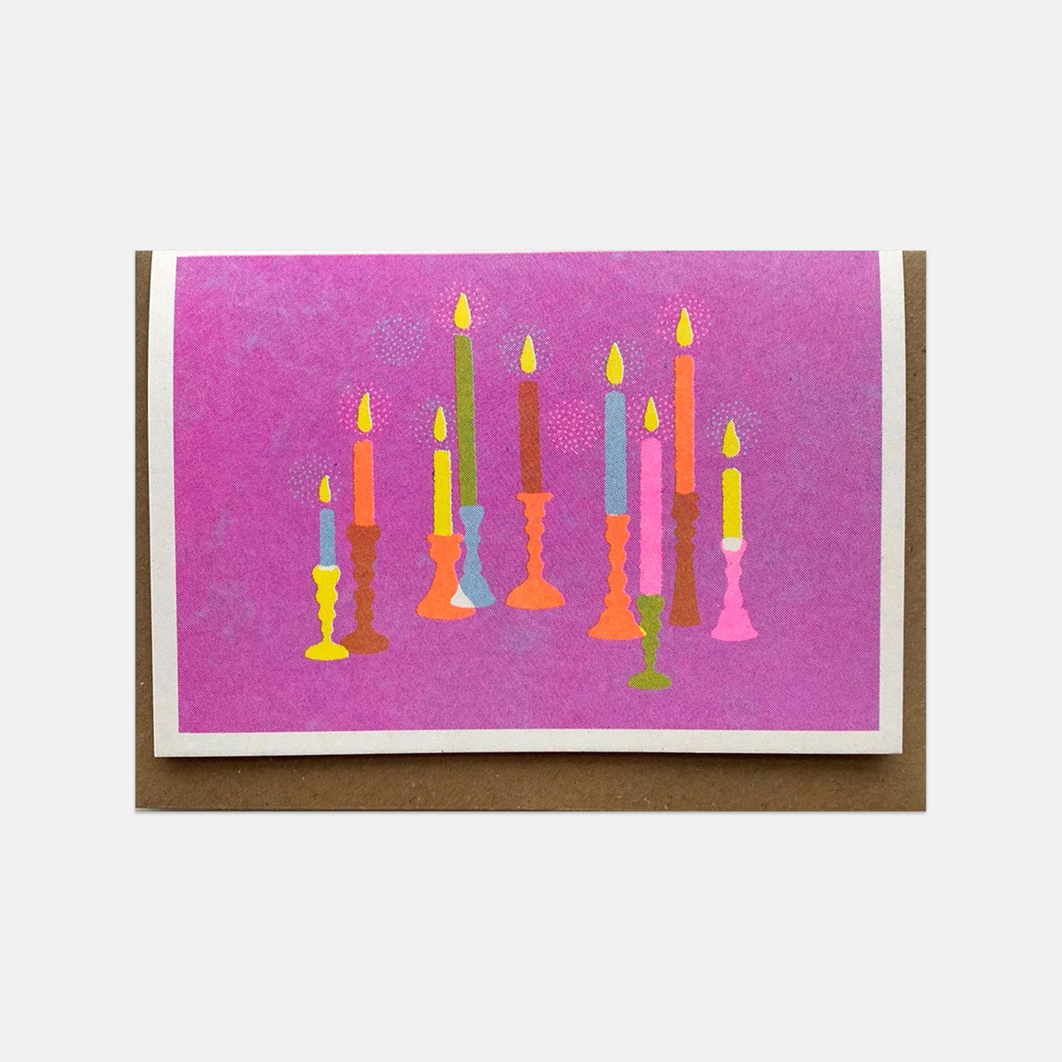 Candles - Becky Mann Christmas Card