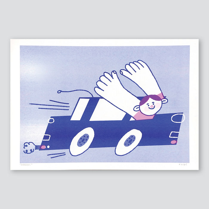 Car A3 Print - Rebecca Buchanan