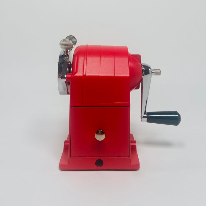 Caran d'Ache Crank Desk Top Pencil Sharpener - Red