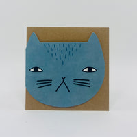 Cat Cut-Out Card - Donna Wilson