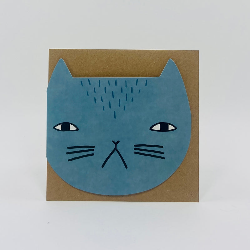 Cat Cut-Out Card - Donna Wilson