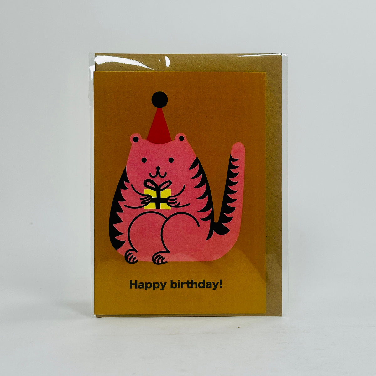 Cat With Gift - Seek Print