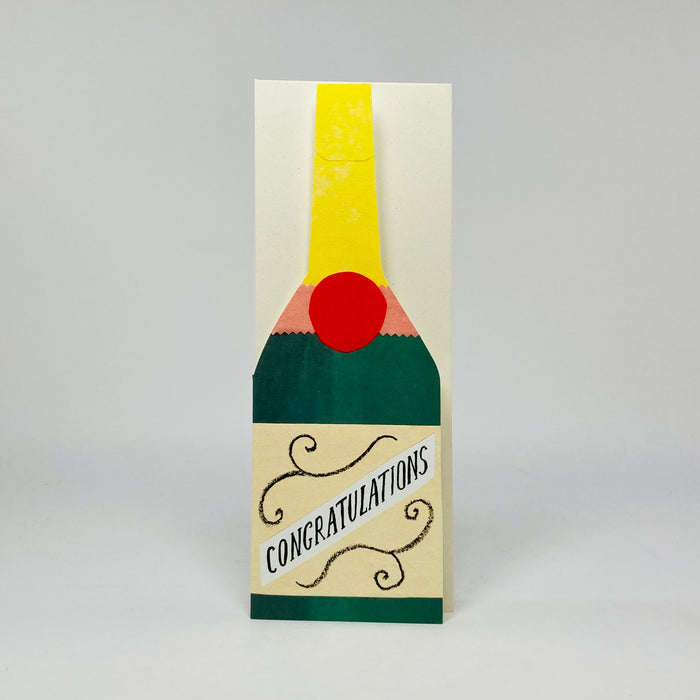 Champagne Bottle - Hadley Card