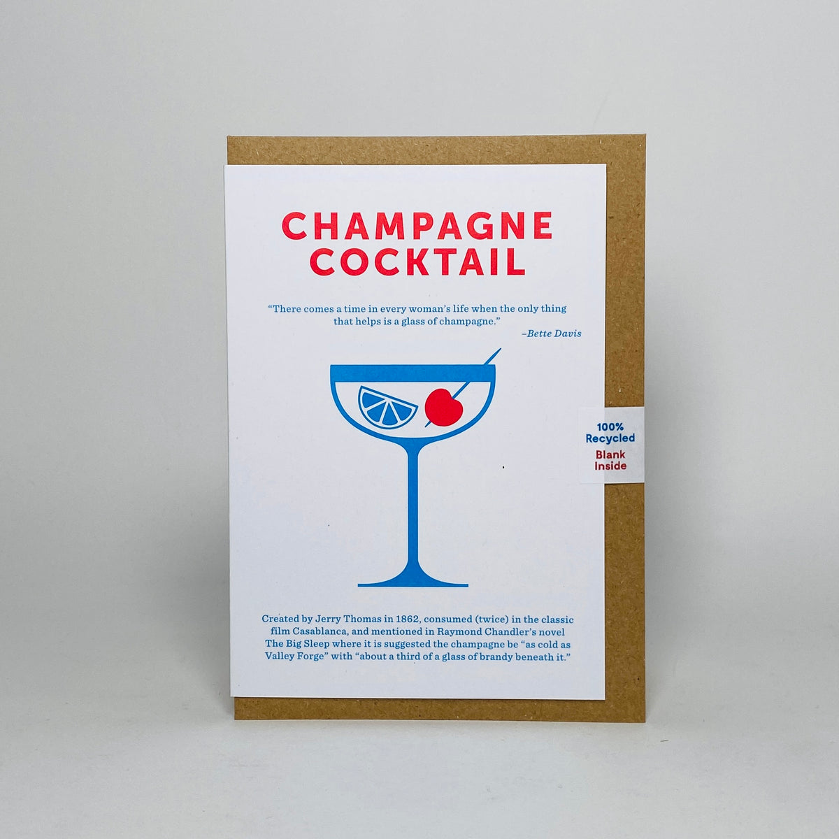 Champagne Cocktail - Crispin Finn Card