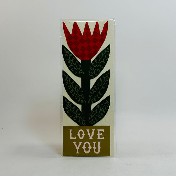 Checkerboard Lily, Love You - Hadley Card