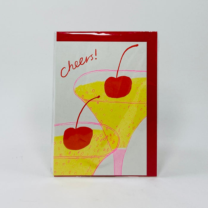 Cheers - Hot Pink Press Card