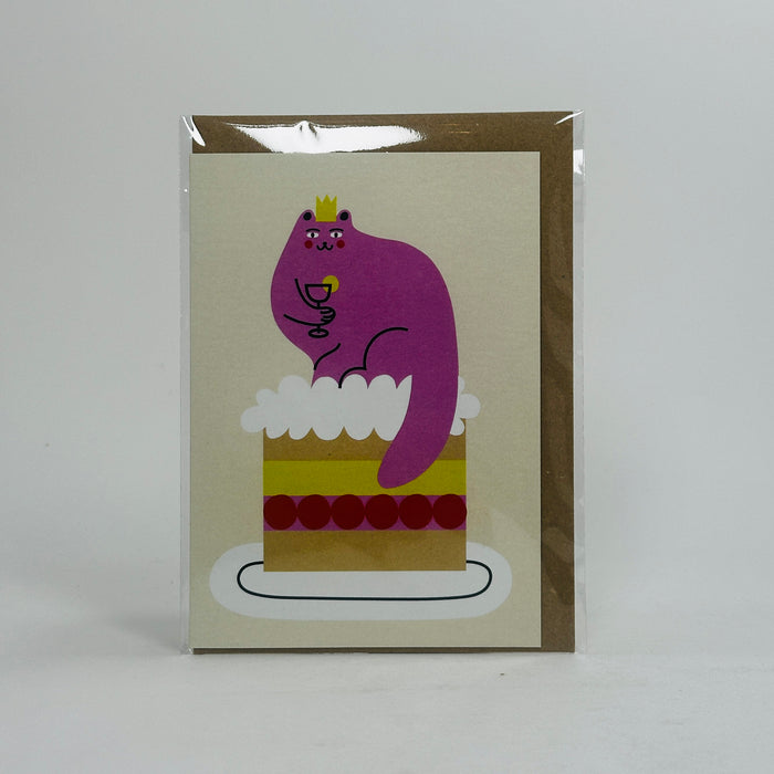 Cheers & Cake Cat - Seek Print