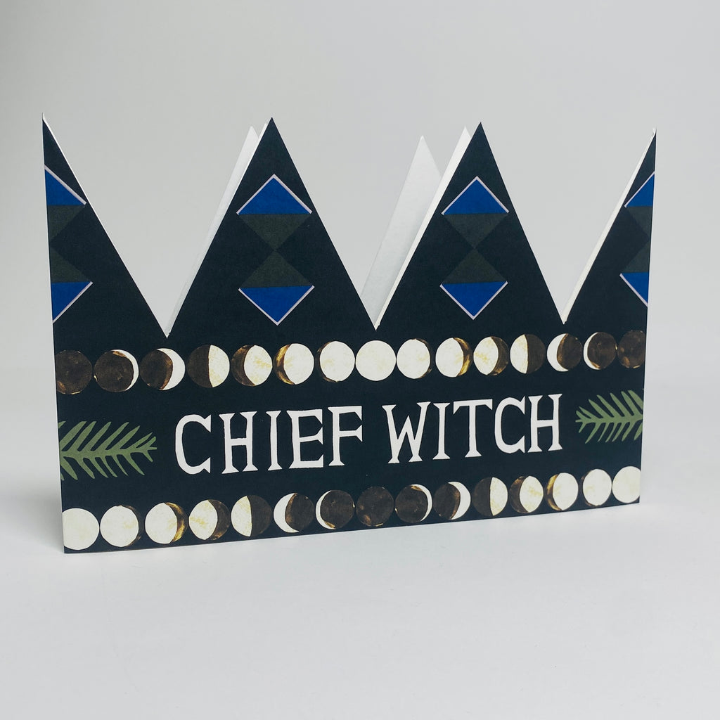 Chief Witch Party Hat - Hadley Card