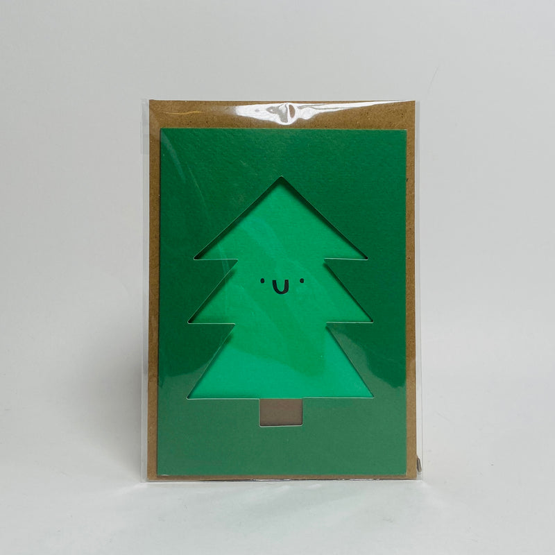 Christmas Tree Die Cut Card - Rumble Cards