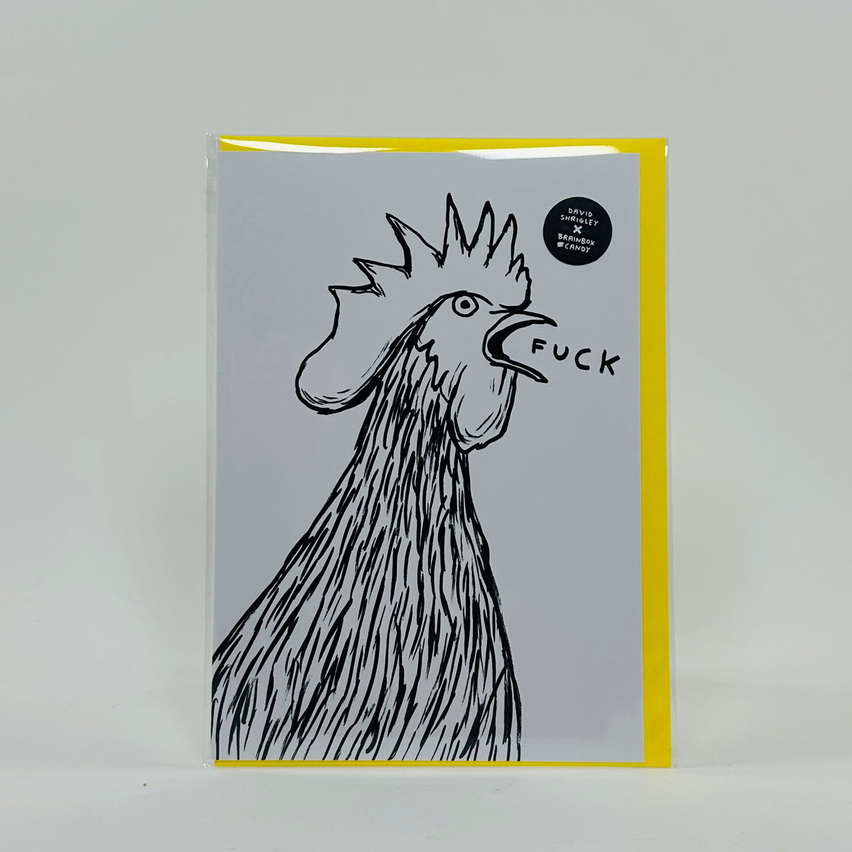 Cockerel Fuck - David Shrigley Card