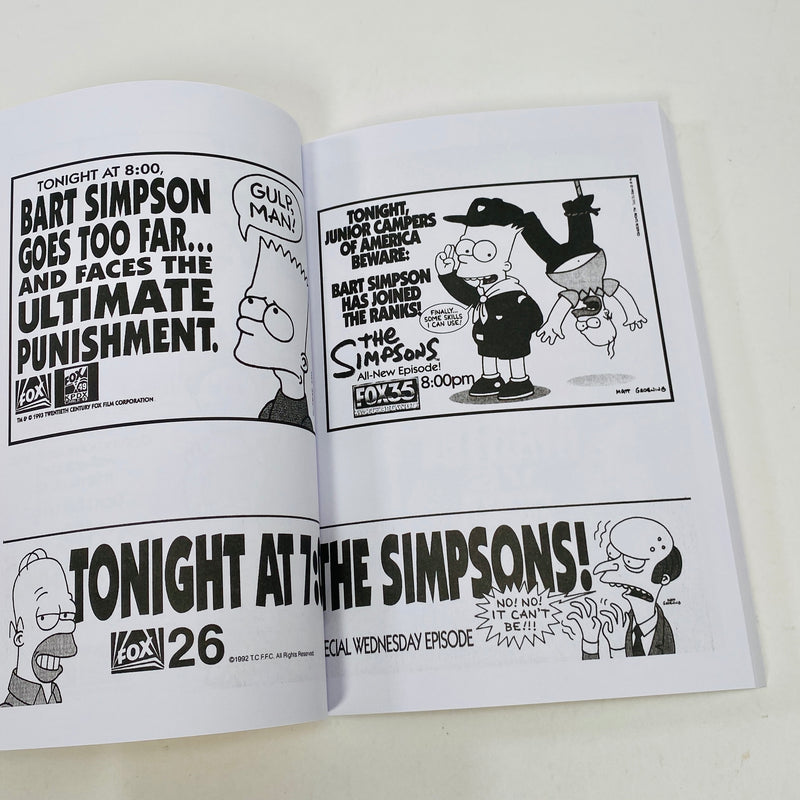 A Compendium of Print Advertising from The Simpsons