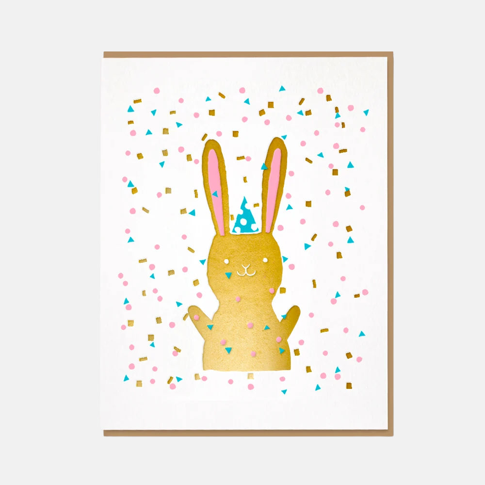 Confetti Bunny - 1973 x Fugu Fugu Press Card
