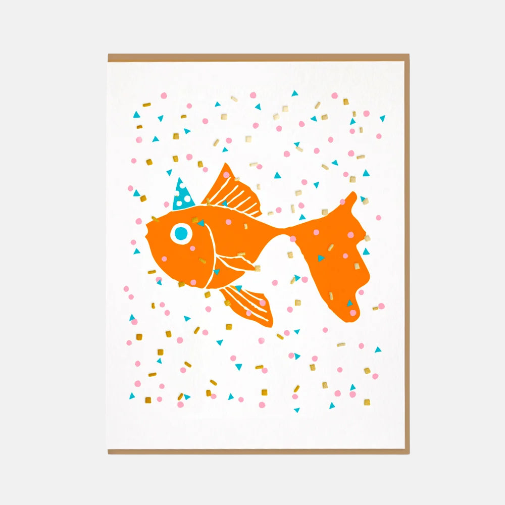 Confetti Fish - 1973 x Fugu Fugu Press Card