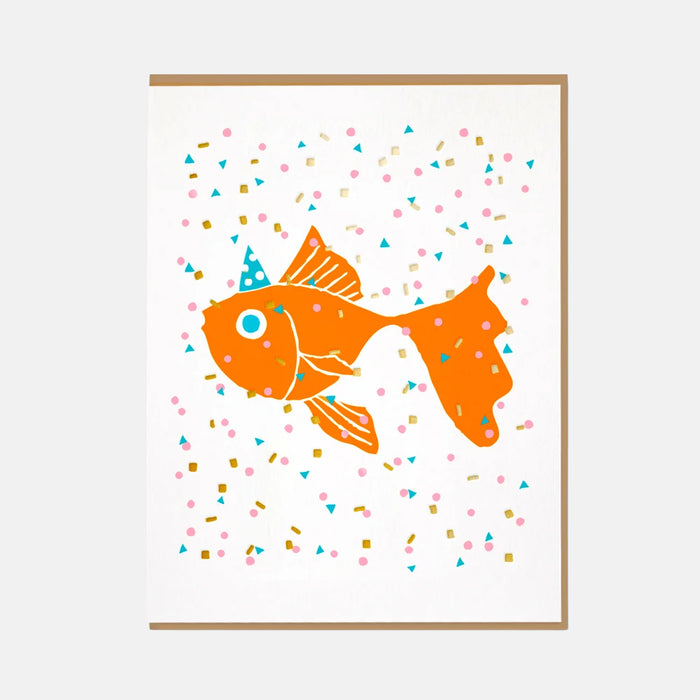 Confetti Fish - 1973 x Fugu Fugu Press Card